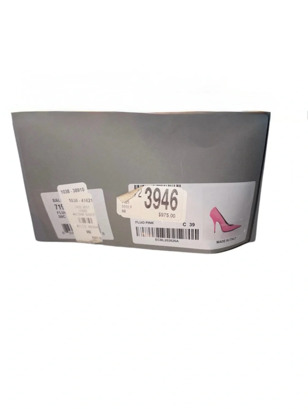 Balenciaga Women's Neon Pink Pointed-Toe High Heel Pumps - Picture 9 of 9